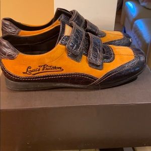 Crocodile strap LV sneakers
